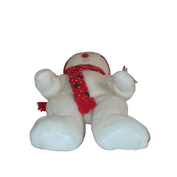 Ty Beanie Buddy Plush Snowboy Snowman Retired‎ Stuffed Animal Toy 1999 15" - Picture 9 of 14